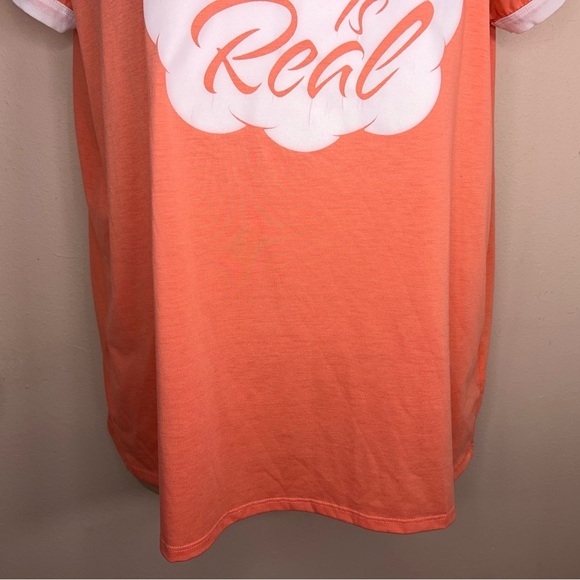 XXXL LuLaRoe Orange Tee The Snuggle Is Real Graphic Tshirt Womens Casual Comfort - Picture 6 of 13